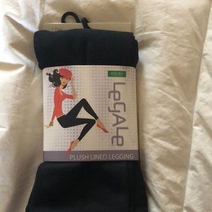 Plush lined leggings